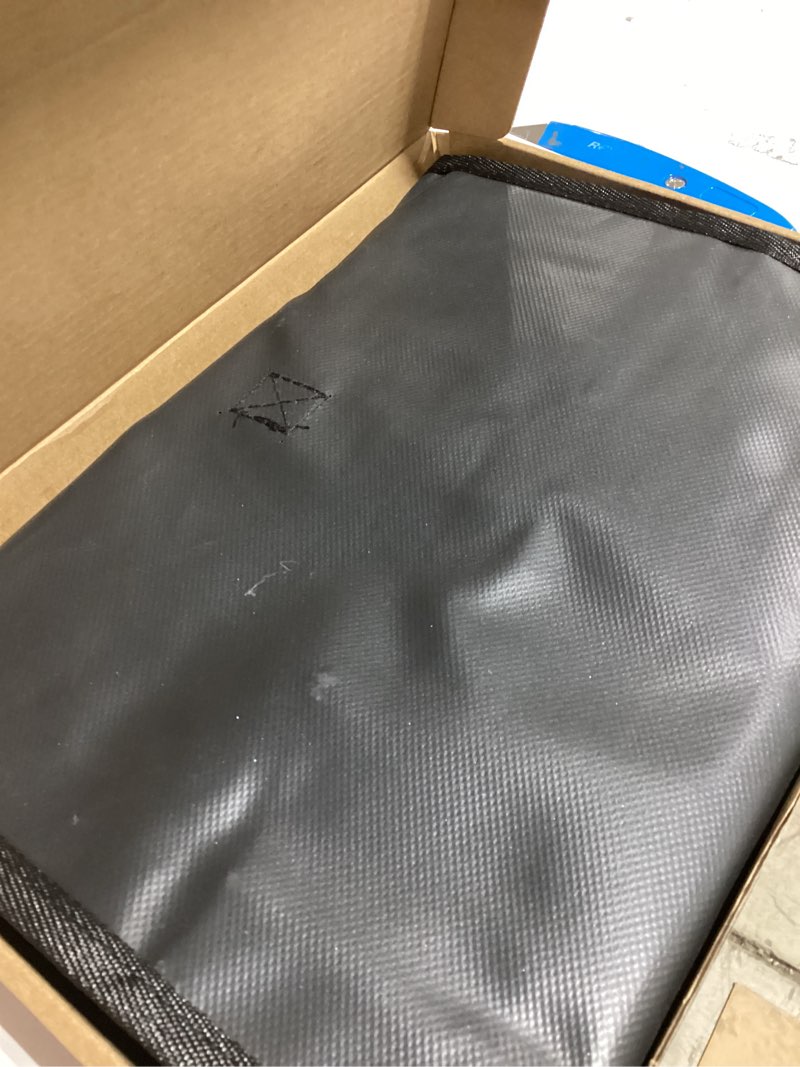 Condition photo showing Good Condition for Woanger Police Style Hanging Closet 52 x 11 Inches Door Organizer Locker Shelf Hanging Locker Organizer with Mirror for Police Security Law Enforcement (Black, 1 Pcs) 1 Black