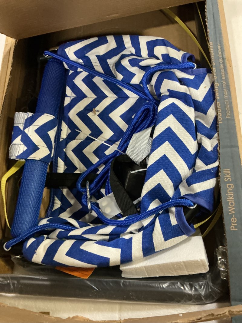 Condition photo showing Good Condition for slevoo 2 in 1 baby jumper and swing, toddler swing set with foldable stand, ages 6 months to 6 years, for indoor and outdoor fun, grey gray