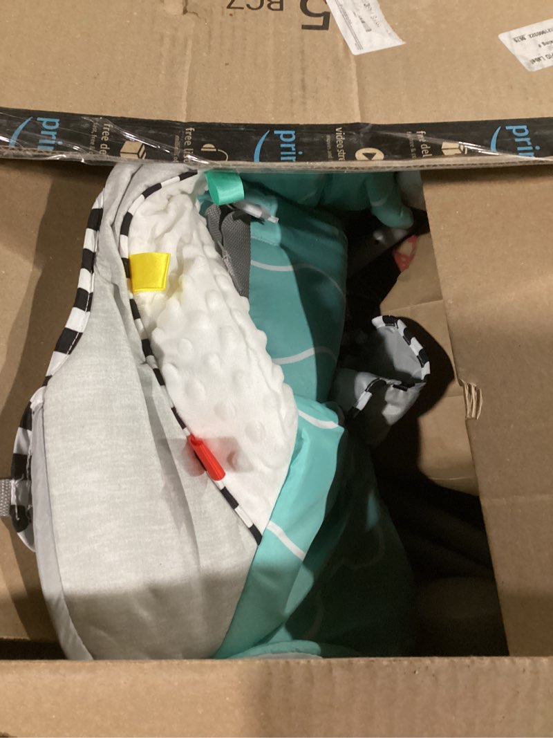 Condition photo showing Good Condition for Baby Einstein Ocean Explorers Musical Compact, Lightweight Baby Swing, 6-Speed Multi-Direction, Vibrations, Music, Sounds, 0-9 Months - Grey Gray