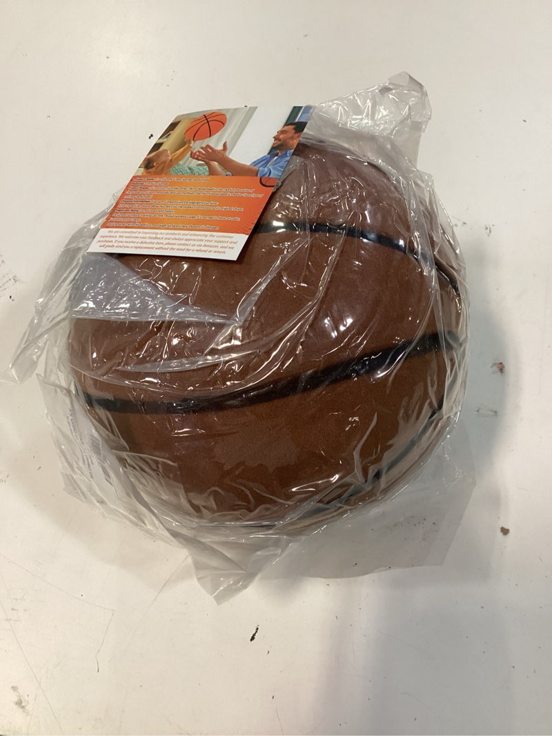 Condition photo showing Good Condition for silent basketball, 2025 upgrade dribble silent basketball, silent basketball dribbling indoor, quiet basketball dribbling indoor, foam basketball indoor training quiet ball, no.7-9.4inch brown