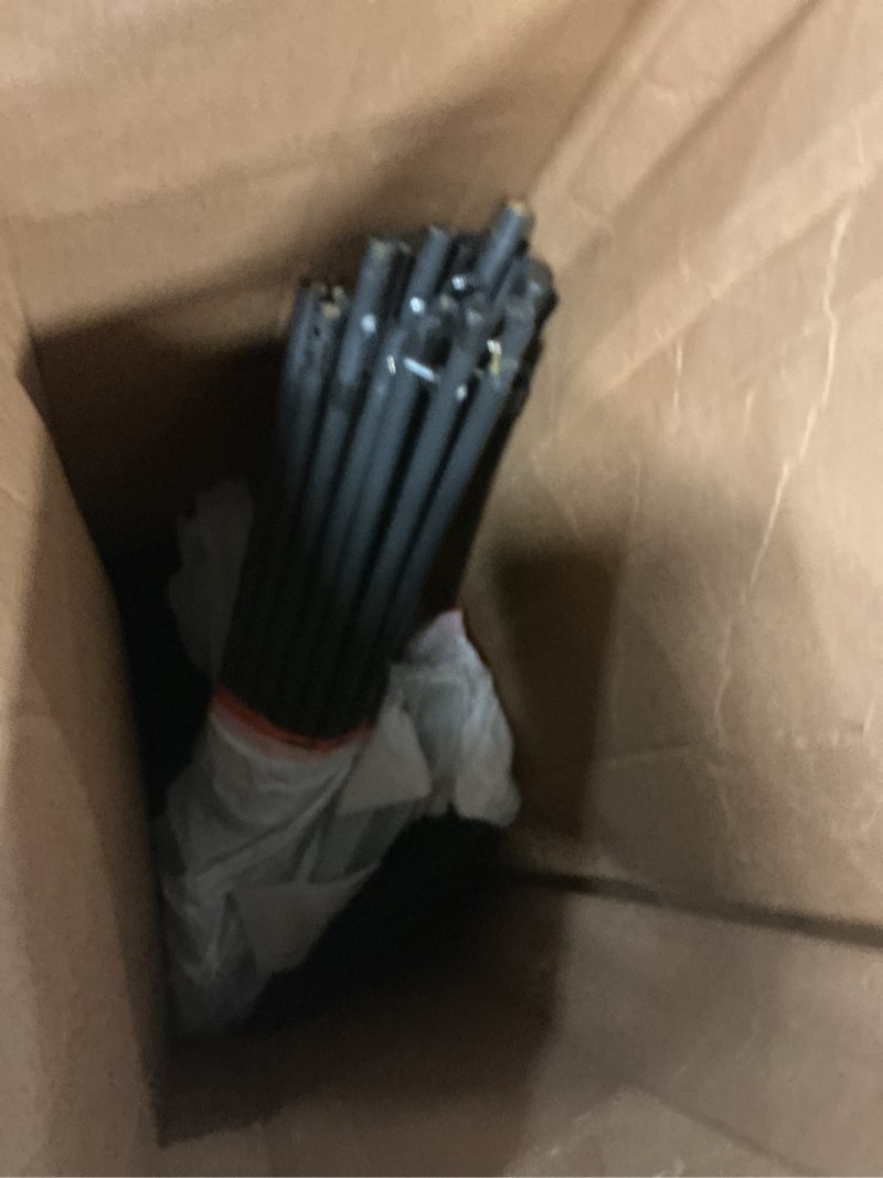 Condition photo showing As Is for Room Divider 6 Panel Room Dividers/Wheels, Fabric Room Divider Panel for Office Room Partitions and Dividers, Portable Partition Wall Divider for Room Separation, Freestanding Privacy Screen Indoor Black Wheel-132''