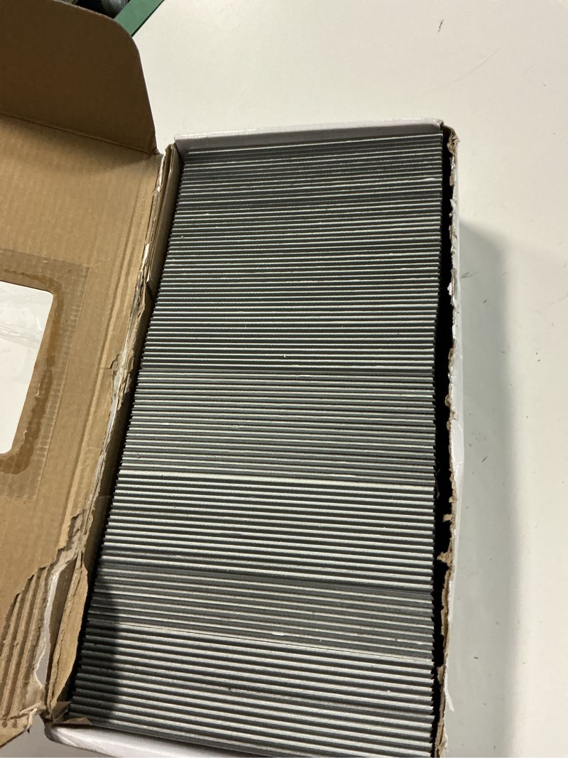 Condition photo showing Good Condition for vamos tile 100-piece glossy statury white peel and stick backsplash tile,3''x6'' pvc subway tile with dark gray grout, stick on backsplash for kitchen/bathroom/fireplace 100 statury white with dark gray grout