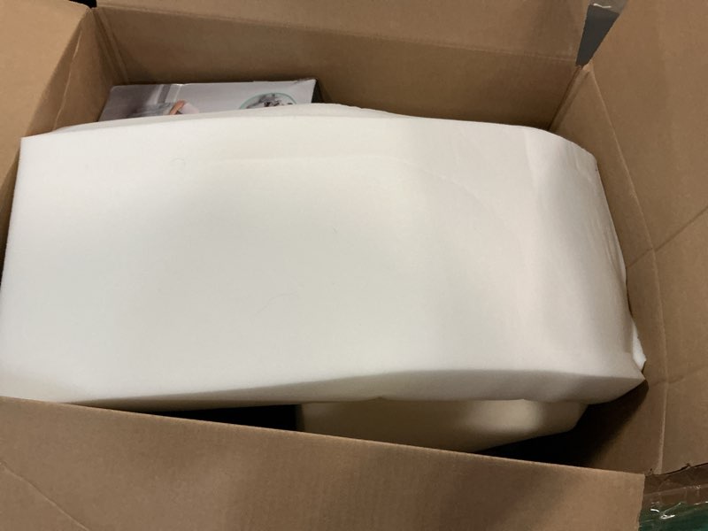 Condition photo showing As Is for Serta Perfect Sleeper Extra Wide Convertible Sofa to Lounger - Comfy 2-in-1 Flip Open Couch/Sleeper for Kids, Grey Grey Sofa