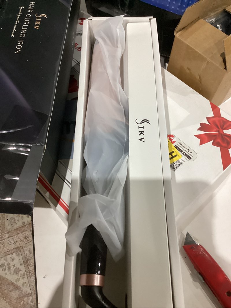 Condition photo showing Good Condition for 2 inch curling iron extra long barrel for long hair, large barrel curling wand ceramic tourmaline with lcd display,10 temps, dual voltage 2 inches