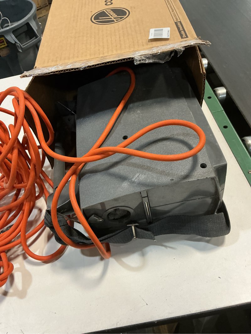 Condition photo showing As Is for Hoover Commercial PORTAPOWER Lightweight Canister Vacuum Cleaner with Attachments, Portable Carriable Handheld Small Professional Grade Bagged, 8 Pounds, CH30000, Black