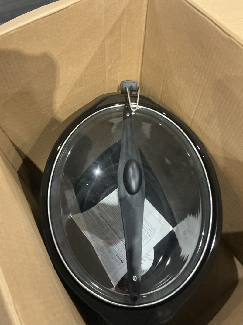 Condition photo showing Good Condition for hamilton beach slow cooker, extra large 10 quart, stay or go portable with lid lock, dishwasher safe crock, black (33195) 10 quarts black
