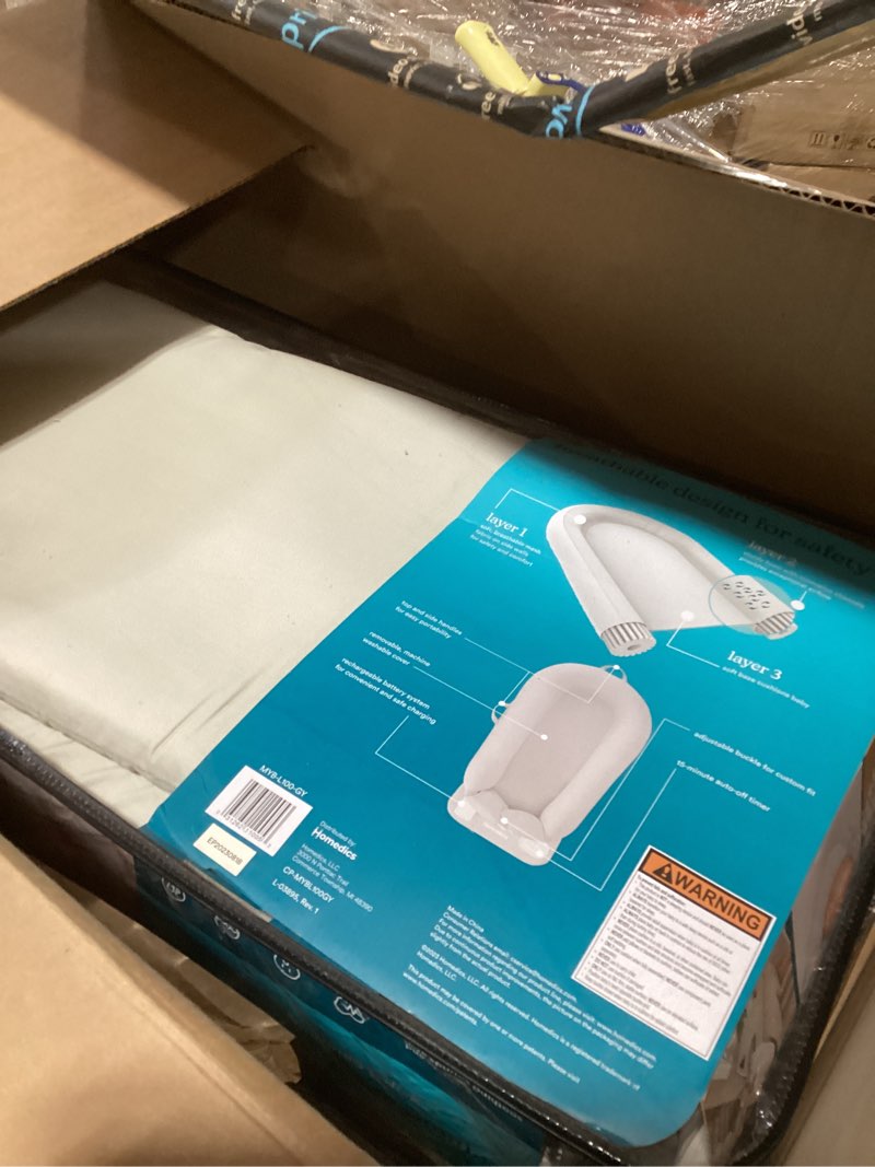 Condition photo showing Good Condition for Homedics 3-in-1 Calming Baby Cushion, Soothing Comfort for Newborns & Infants, Snuggling Sensation, Sound and Vibration, Designed for Safety, Cordless, Rechargeable & Machine-Washable, Gray