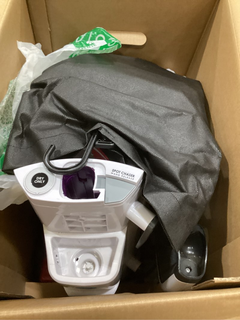 Condition photo showing As Is for hoover smartwash pet automatic carpet cleaner machine with spot chaser wand, deep cleaning carpet shampooer machine, pair with a hoover carpet cleaner solution for a bright, refreshed home
