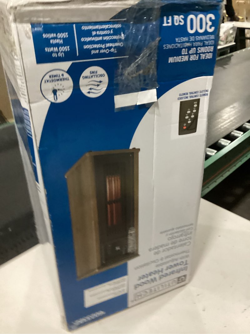 Condition photo showing Good Condition for Utilitech Utilitech 1500 -Watt Infrared quartz Tower Indoor Electric Space Heater 