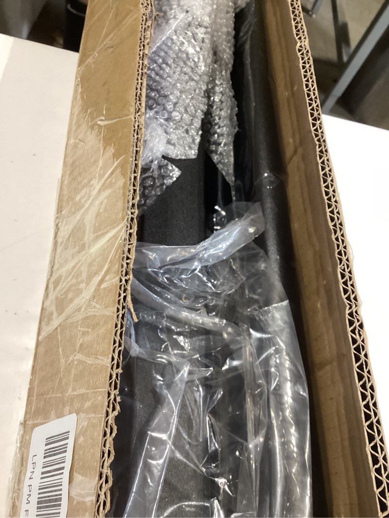 Condition photo showing Good Condition for metty metal handrails for outdoor steps suitable for 1 to 2 steps- wrought iron stair railing- step steady with 2 feet handrailing- safe indoor home banisters (black with balusters) black with balusters 2 step