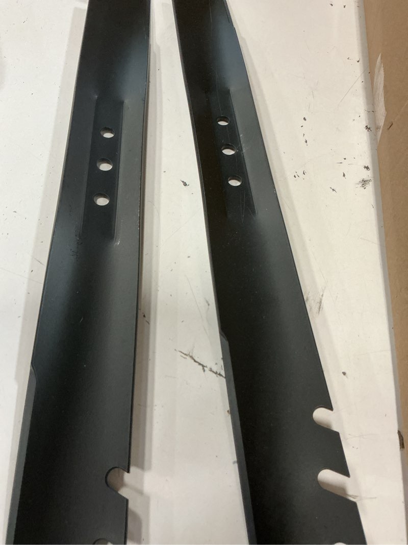 Condition photo showing Good Condition for 131-4547-03 mulching blade for toro 22" recycler- 2 pack mower blades 108-9764-03 for toro 22" deck 20016 20017 20332 20071 20330c 20065 recycler mower, replace for 104-8697-03