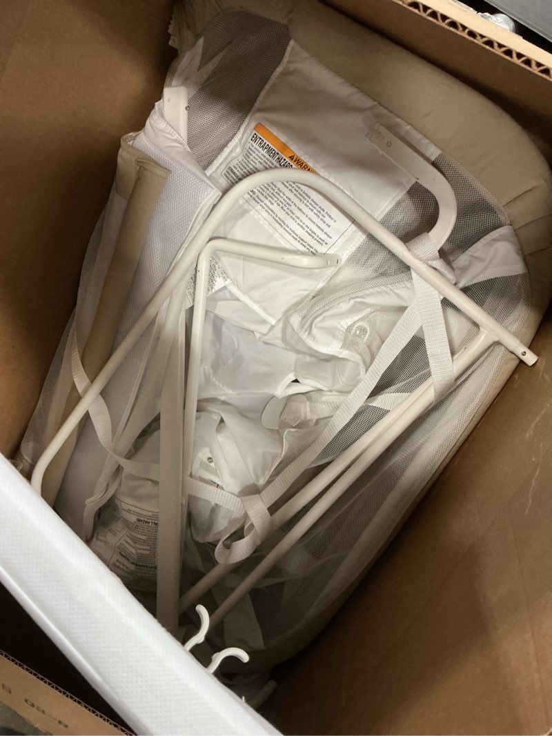 Condition photo showing As Is for baby delight beside me dreamer bassinet | bedside sleeper & baby bassinet | 6-position height adjustment | organic oat