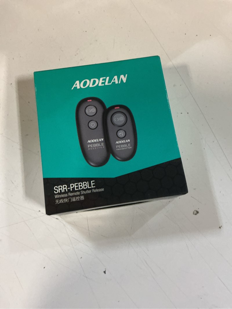 Condition photo showing New/Like New for aodelan remote shutter release for sony, camera wireless remote control for sony a7iii, a9, a7riii, a7rii, a7m3,a7m2, a7sii, a6000, hx300, rx100ii, a850, a55, a67, a77; replace rm-l1am and rm-spr1 black