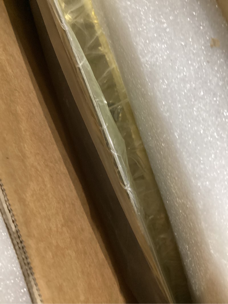 Condition photo showing Good Condition for d40'' x h120'' crystal chandelier high ceiling chandeliers for entryway large raindrop chandeliers led dimmable flush mount light fixtures for staircaes foyer hallway living room bulbs included gold d40'' x h120'' gold