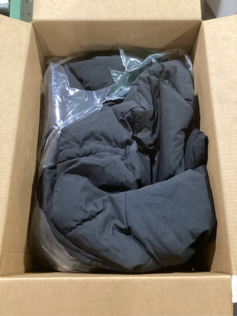 Condition photo showing As Is for poonyfesh Women's Winter Hooded Coat Waterproof Down Long Jacket Warm Parka Thicken Puffer Coat with