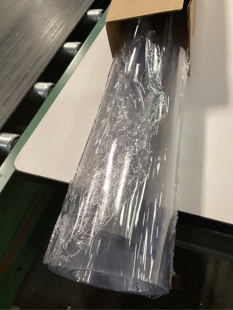 Condition photo showing Good Condition for ONEART | Super Clear Multi Purpose PVC Vinyl-12 Gauge Waterproof Transparent Vinyl Sold by The Yard, 5 Yards 0.3mm-PVC 5 Yards