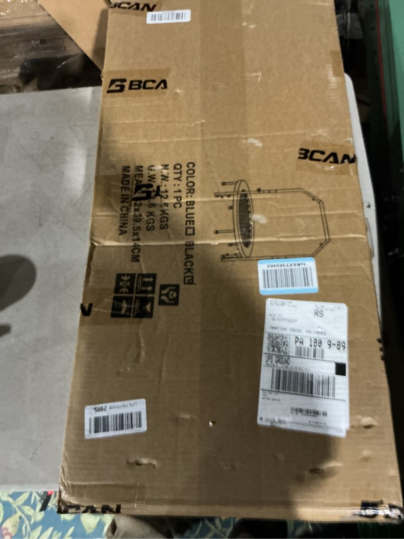 Condition photo showing Good Condition for BCAN 40/48" Foldable Mini Trampoline Max Load 330lbs/440lbs, Fitness Rebounder with Adjustable Foam Handle, Exercise Trampoline for Adults Indoor/Garden Workout 40-inch Black