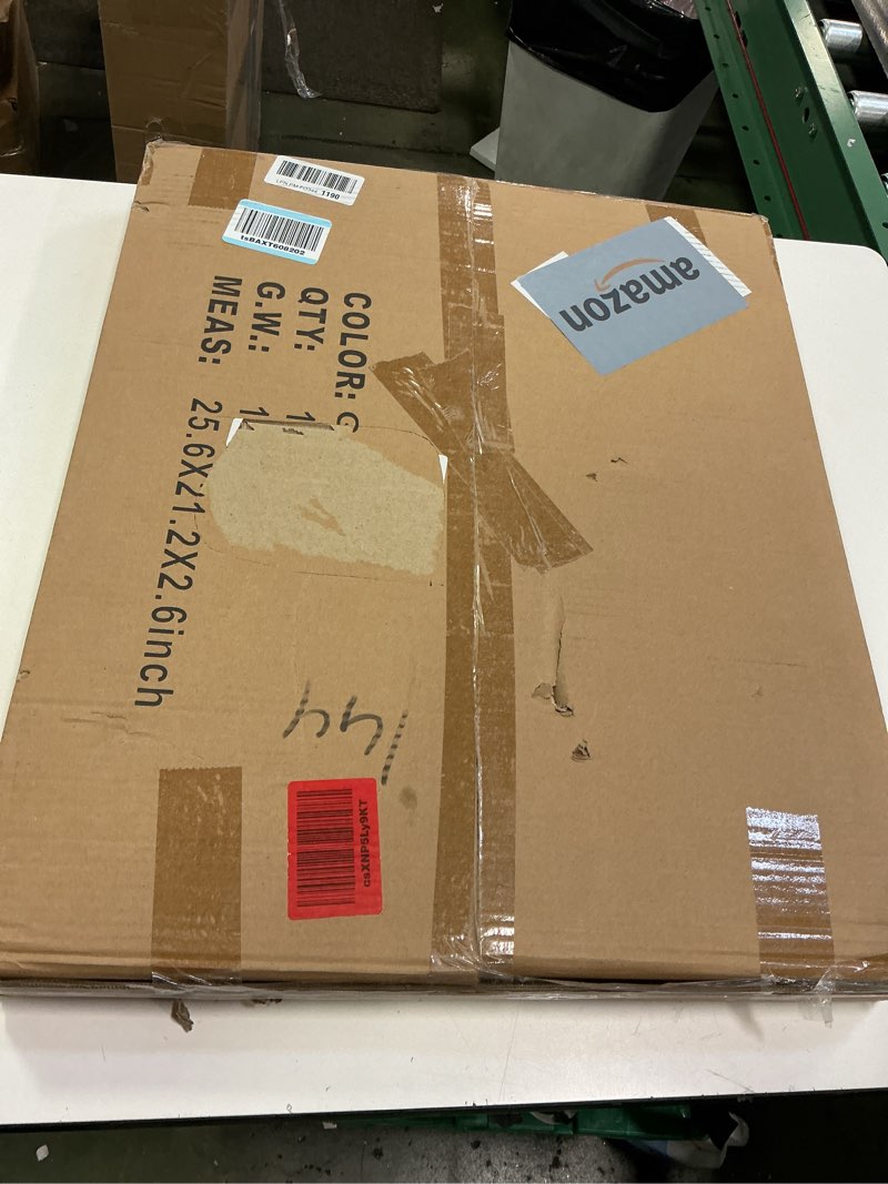 Condition photo showing New/Like New for TigerDad Adjustable Height C Table Sofa Side Bedside Table with Wheels, Hospital Bed Table Rolling Tray with Storage, Mobile Computer Desk Laptop Table for Home Use,Gray Grey