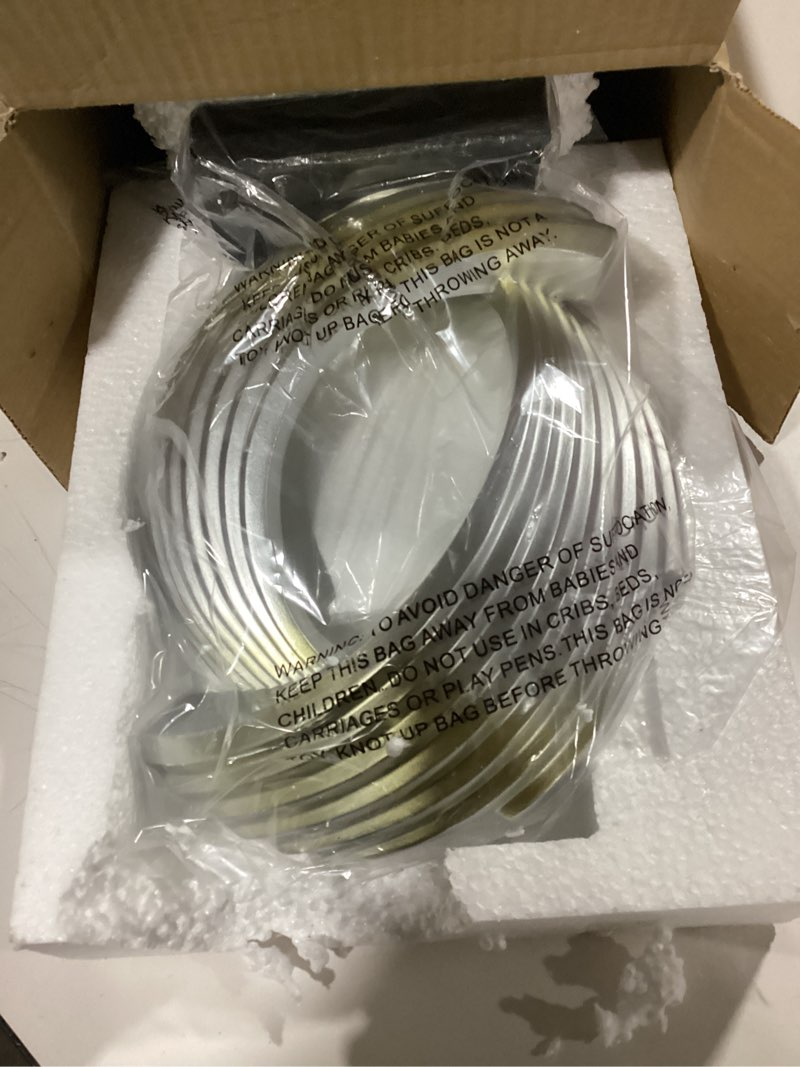 Condition photo showing Good Condition for FJS Abstract Art Silver Statue Sculptures for Home Decor Resin Modern Decorations for Living Room Dining Room Bedroom Office Shelf Coffee Table Centerpiece