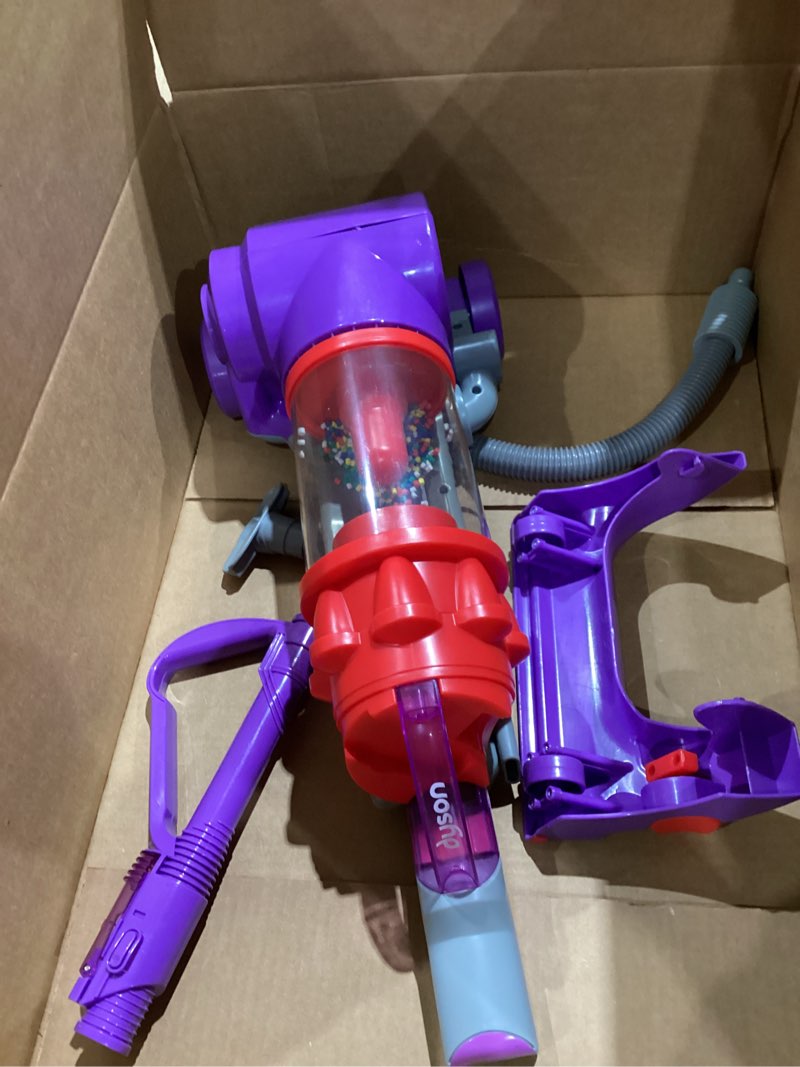 Condition photo showing As Is for casdon dyson dc14 | toy replica of the dyson dc14 vacuum cleaner for children aged 3+ | features spinning beans and realistic sounds
