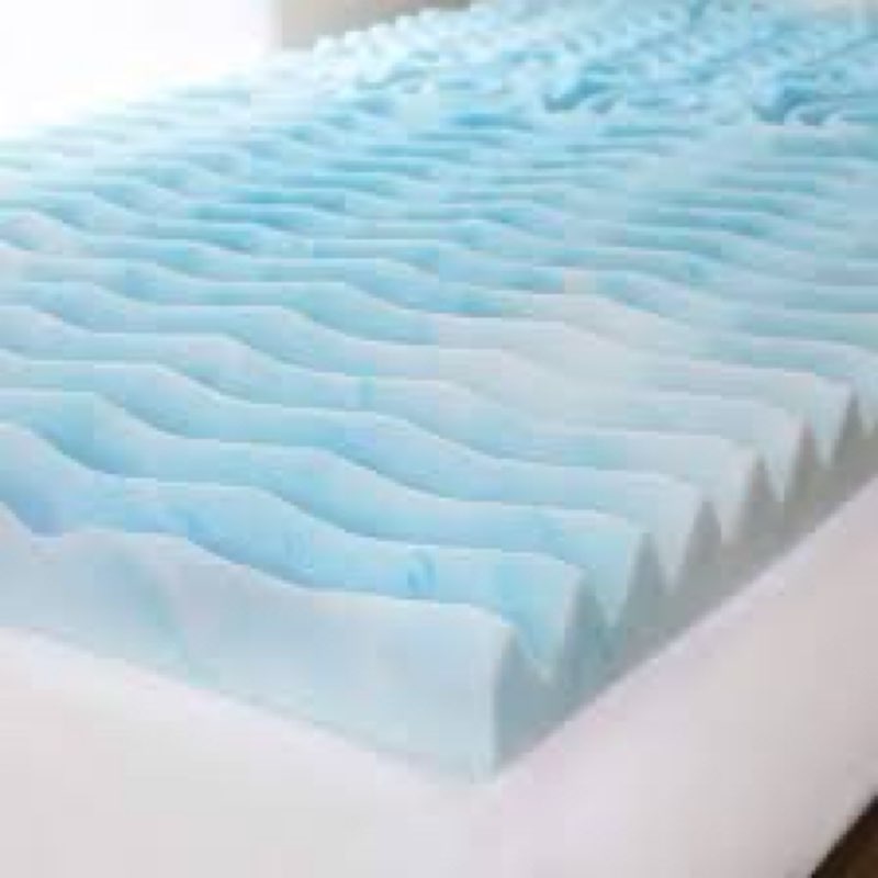 Dream Form 2-inch Orthopedic 5-Zone Gel Foam Mattress triangular Size 30”x43”