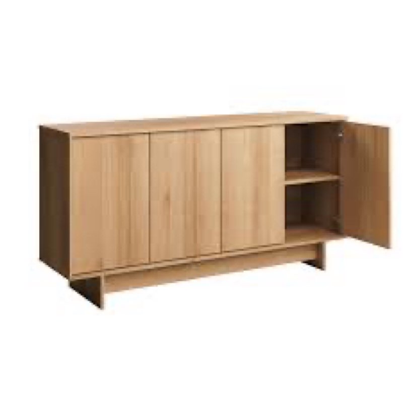 Orrsville Sideboard Cabinet Buffet - Accent Cabinet for Living Room with Adjustable Shelves