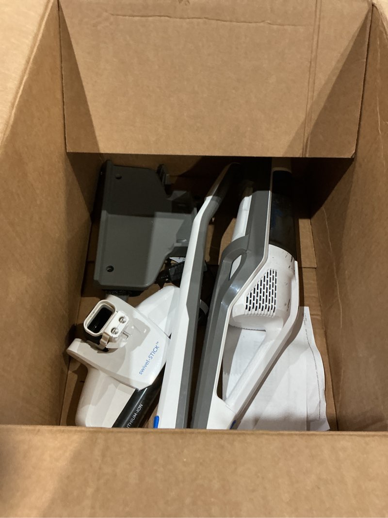 Condition photo showing As Is for vacmaster vsd1801 cordless handheld & stick vacuum cleaner 2 in 1, rechargeable li-ion battery powerful lightweight for hardwood floor, carpet and pet hair white