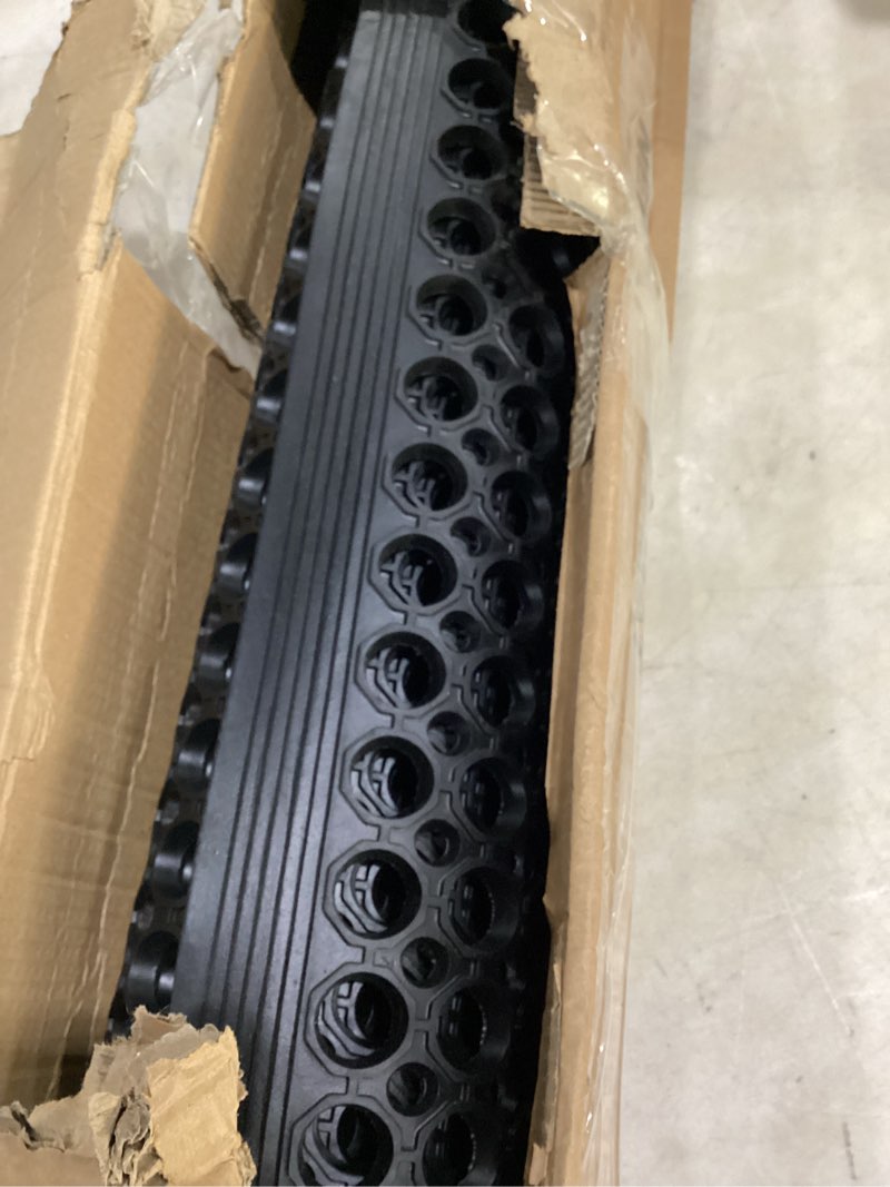 Condition photo showing Good Condition for rubber floor door mat anti-fatigue commercial restaurant floor mats 36" x 60" new heavy duty non slip rubber kitchen drainage mat black bar floor mat 60"l x 36"w x 0.4"th
