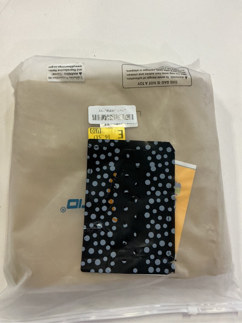 Condition photo showing New/Like New for sunpatio bbq grill cover 70 inch, outdoor waterproof large barbecue cover, all weather resistant charcoal gas grill protector, compatible for weber char-broil nexgrill napoleon and more, beige