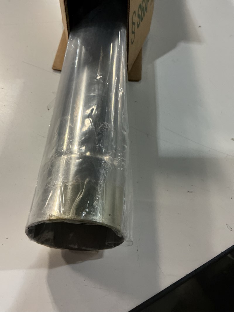 Condition photo showing New/Like New for motoforti 2.75" od straight tubing mandrel tube pipe 30" length t304 stainless steel universal fit piping silver tone 2.75 inch