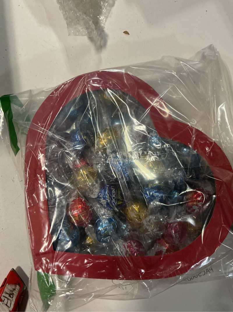 Condition photo showing New/Like New for Similar Chocolate Truffles, 30 Individually Wrapped Assorted Filled Truffles In Milk Dark And White Chocolate, Gift Ready Heart Shaped Box 30 COUNT