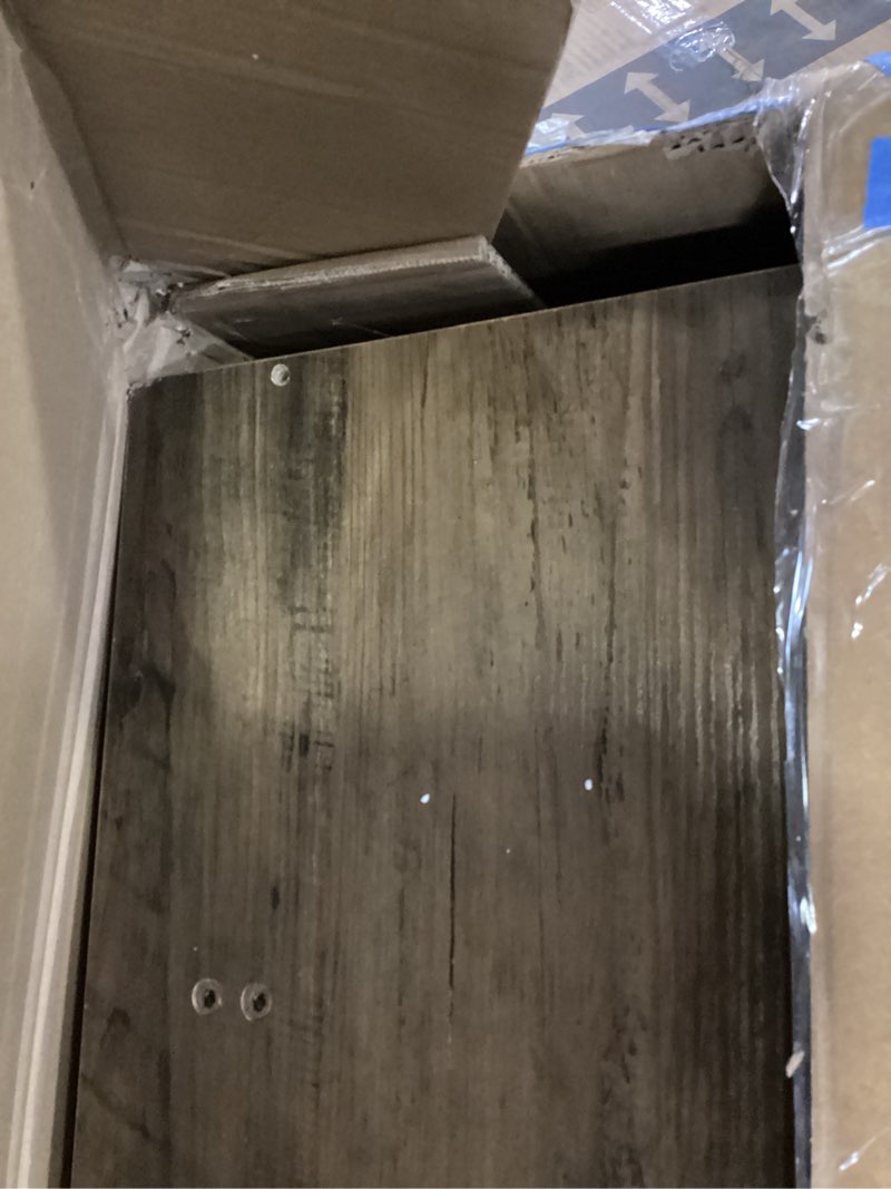 Condition photo showing Good Condition for little tree 31.5" small dining table for 4, farmhouse kitchen table with walnut finish, square compact dinner table for home dining room, apartments, office, living room & restaurants, walnut