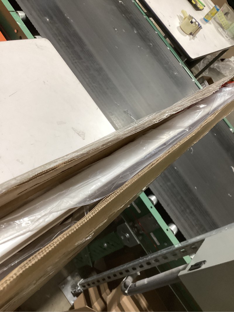 Condition photo showing Good Condition for Gridwall Panel Floorstanding Display Stand One-Step Installation White Finish, L Base