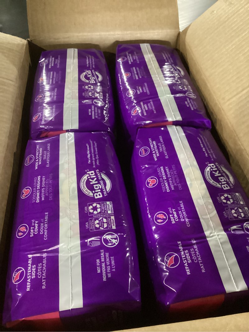 Condition photo showing New/Like New for pull-ups girls' learning design pack disposable training pants - 2t-3t - 124ct