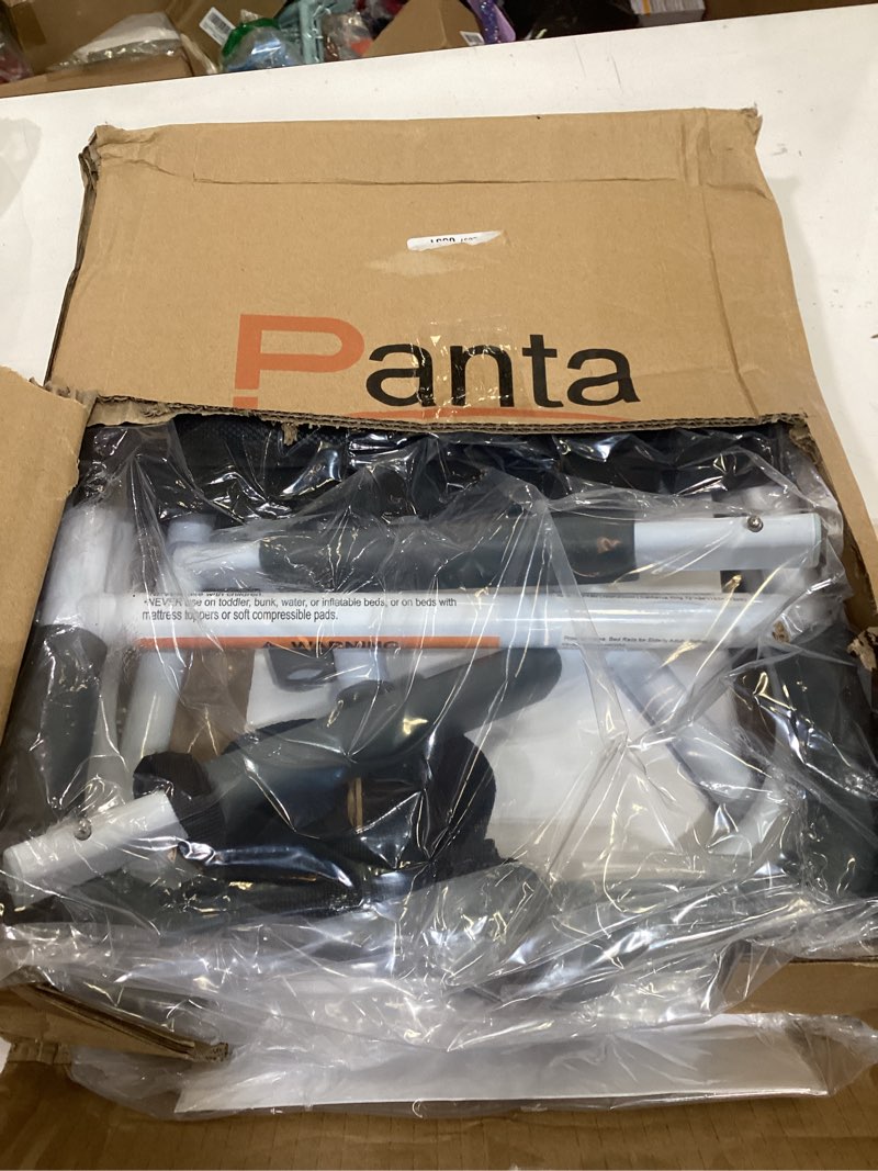 Condition photo showing As Is for panta bed rails for elderly adults safety,grey