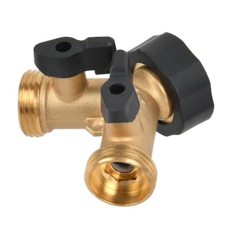 kobalt brass 2 -way restricted -flow water shut-off