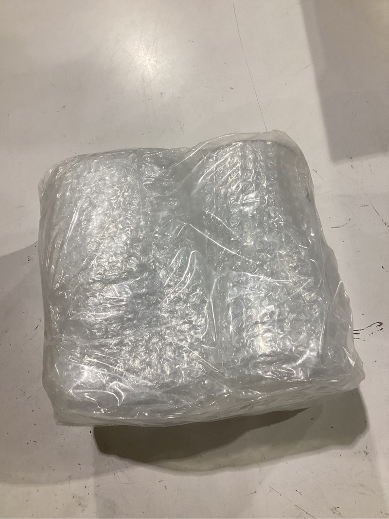Condition photo showing New/Like New for hacaroa 2 pack acrylic apothecary jars with airtight lids, 46 oz clear plastic candy cookie jars for candy buffet, decorative bathroom canister container for bath salt, vanity, party, wedding