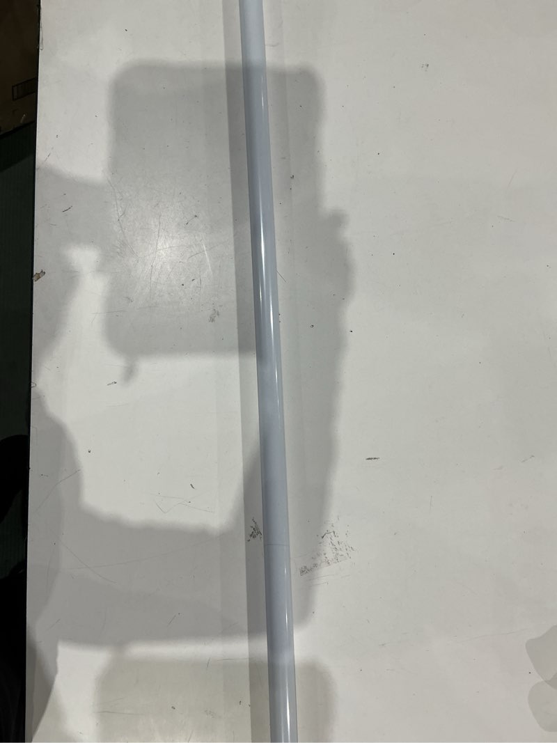 Jenacor Plastic Shower Rod Cover | 1 inch Diameter x 58 inches Long | White