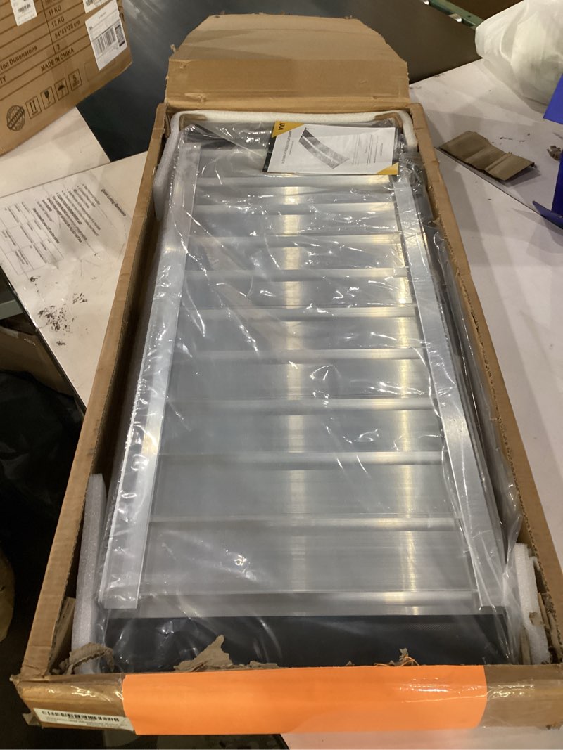 Condition photo showing Good Condition for vnn portable wheelchair ramp 3ft, non-slip aluminum ramps for wheelchairs for home, handicap wheelchair ramps for home steps, aluminum loading dock plates, doorways, curbs, stairs