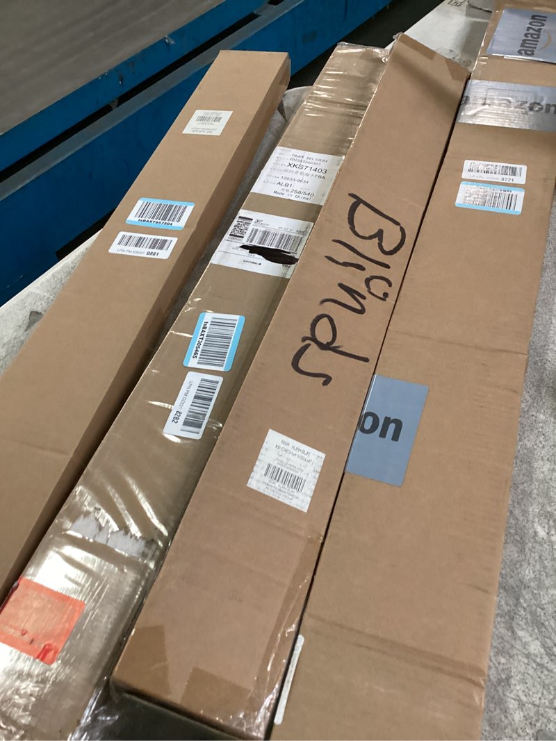 Condition photo showing As Is for Assorted Window Blinds 