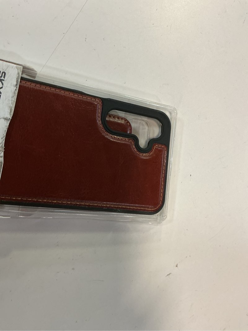 Condition photo showing Good Condition for skyeagle compatible with magsafe 2 in 1 detachable galaxy a16 5g wallet case with card holder,women men magnetic pu leather rfid blocking flip folio kickstand credit slots,brown brown samsung galaxy a16 5g - 6.7"