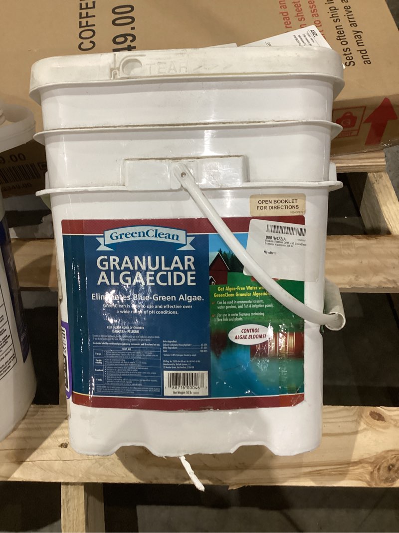 BioSafe Systems 3015-50 GreenClean Granular Algaecide, 50 lb.