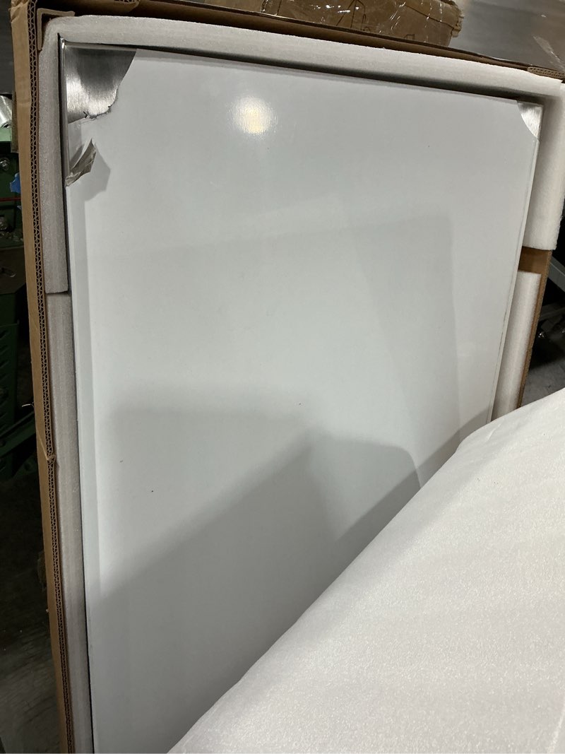 Condition photo showing As Is for ??HOCCOT Stainless Steel Work Table 24" x 48" with Adjustable Undershelf and Backsplash, Commercial Workstations for Kitchen, Garage, Outdoor BBQ 24x48 Inch W/ Backsplash