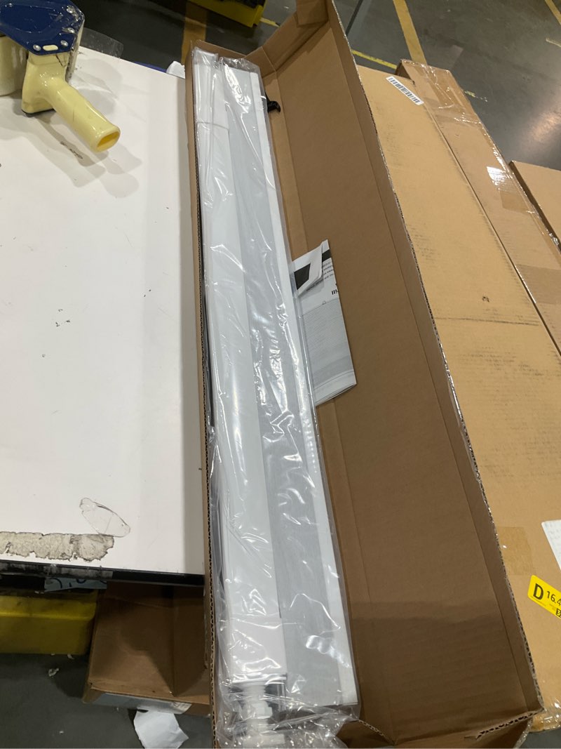 Condition photo showing Good Condition for lazblinds no tools no drill cordless cellular shades, blackout light blocking honeycomb shades for home, thermal insulation blinds for windows, 35" w x 64" h, white blackout-white 35" w x 64" h