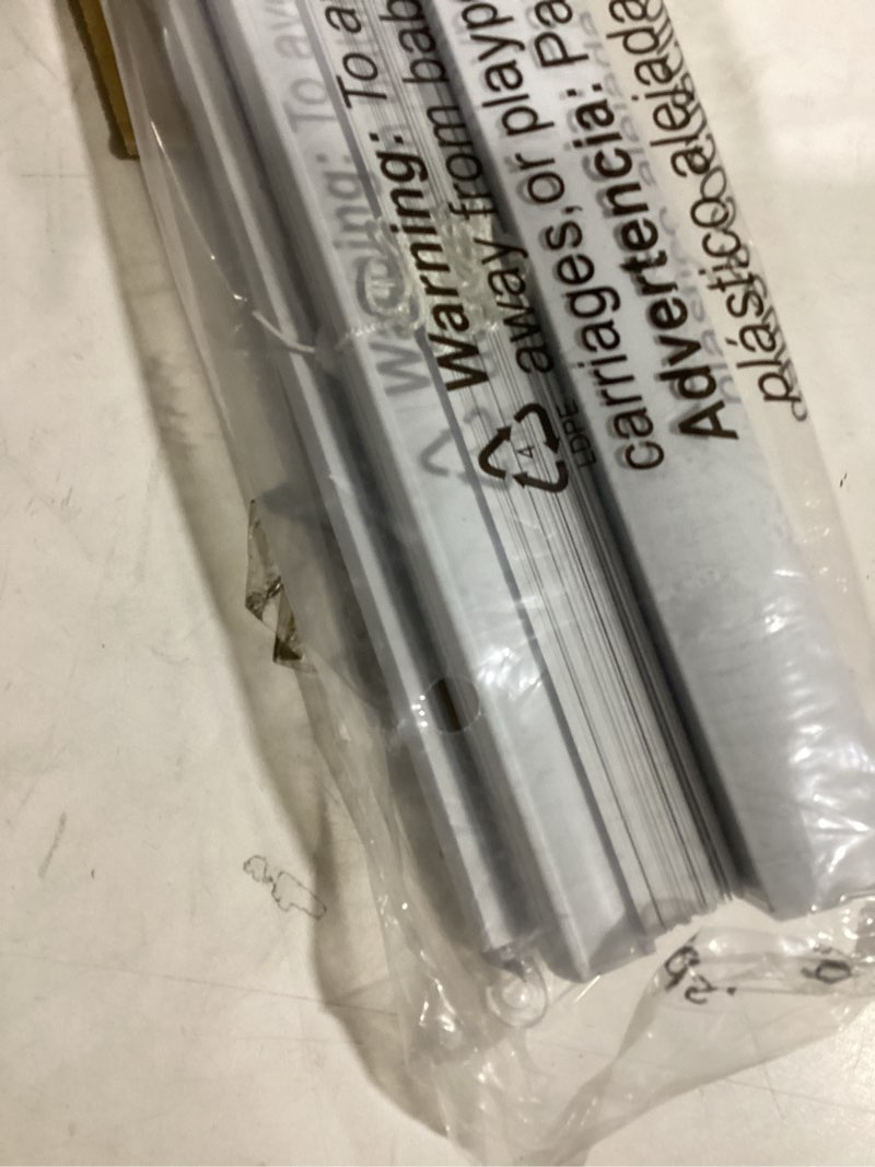 Condition photo showing New/Like New for lazblinds cordless white 1" room darkening vinyl mini blinds, 20" w x 36" h horizontal window blinds for home, cordless shades for indoor windows white 20"w x 36"h