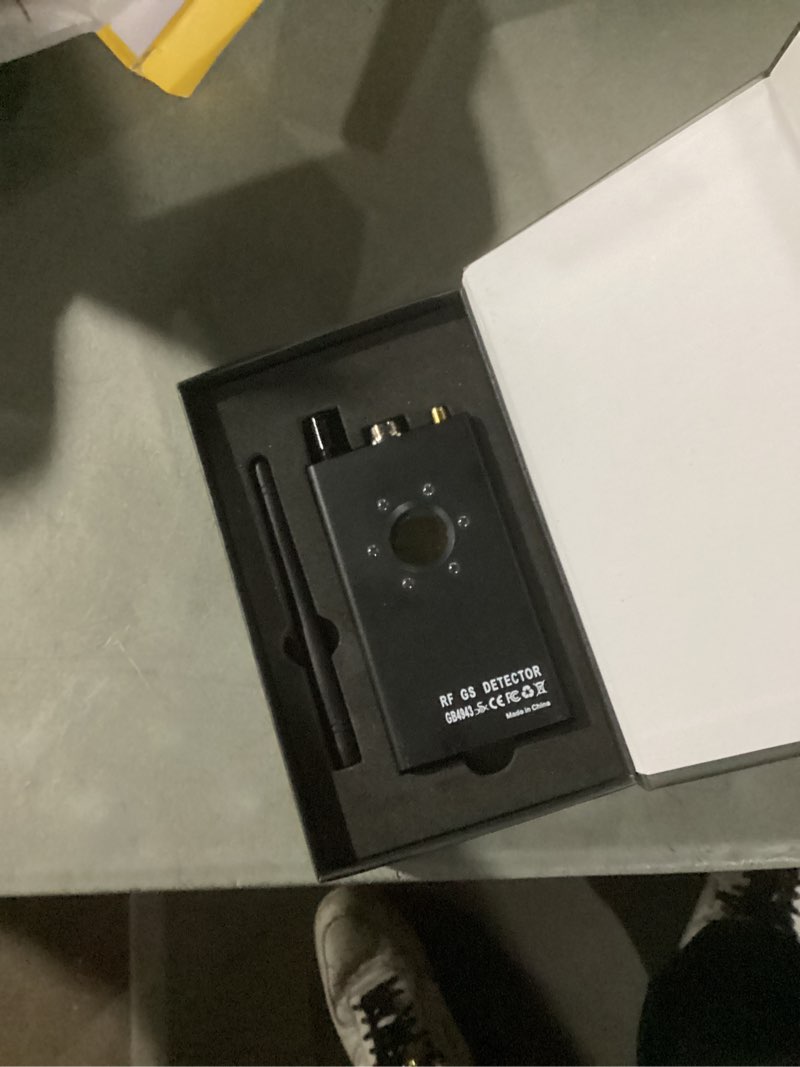 Condition photo showing Good Condition for Hidden Camera Detectors, Anti Spy Camera Finder, GPS Tracker Detector, Hidden Devices Detector for Airbnb, Hotels, Bathroom, Home, Office (Black)