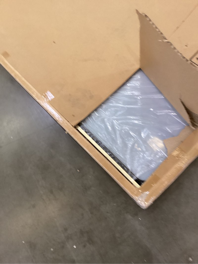 Condition photo showing Good Condition for Arched Full Length Mirror with Stand, 72"X44" Oversized Floor Mirror Freestanding, Extra Large Gold Full Length Body Mirror for Bedroom Living Room, Shatterproof Tempered Glass Gold-arch 72"L x 44"W