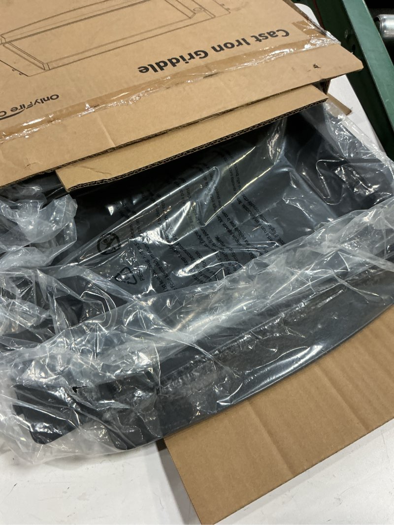 Condition photo showing Good Condition for onlyfire 7658 grill griddle for weber spirit & spirit ii 200 300 series gas grills, cast iron griddle replacement part for weber 200 300 series gas grill, griddle plate 1 pack weber 7658