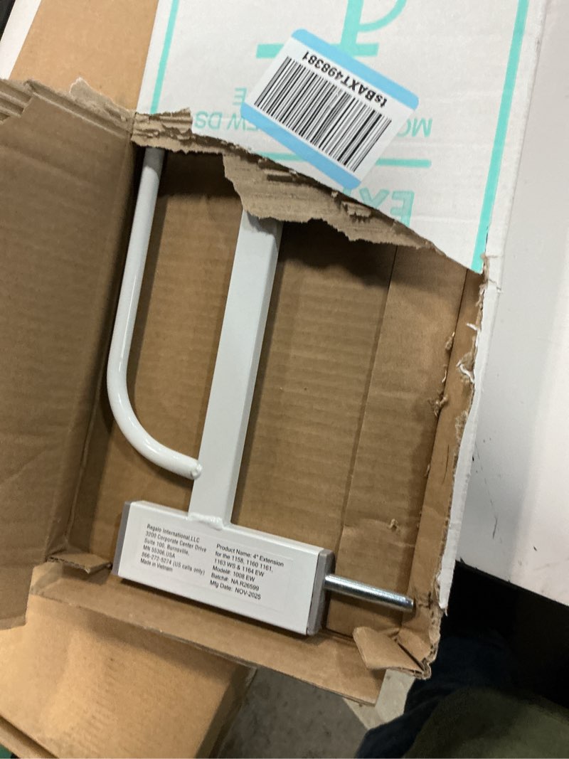 Condition photo showing Good Condition for regalo extension for safety gate,white,4 inch wide 4"