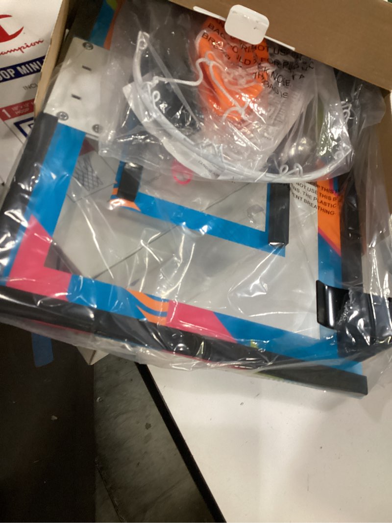 Condition photo showing Good Condition for champion alley-oop mini hoop set - neon